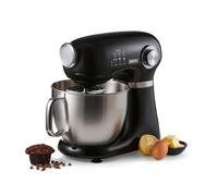 Geepas 1000W Stand Tilt-Head Food Mixer | 5L Kitchen Electric Standing Mixer With Dough Hook, Whisk, Beater & Stainless Steel Mixing Bowl For Baking, Salad | 3-in-1 Cake Mixer, 12 Speed & Pulse
