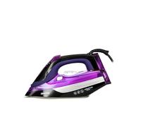Geepas Steam Iron - 2 in 1 Dry & Steam Iron with Ceramic Soleplate - Adjustable Temperature Control - Dry Ironing, Spray Function & Burst of Steam - 400 ml Water Tank, Anti-Drip, 3000 W, Black