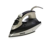 GEEPAS Steam Iron | Clothes Dry & Steam Press | 45s Fast Heat-Up, Vertical Steaming | Ceramic Soleplate & Adjustable Temperature | 320ml Water Tank with 0.7g/Steam Output | 2 Year Warranty 2200W Grey