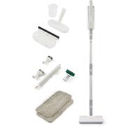 GEEPAS Steam Mop & Handheld Steam Cleaner | Multifunctional Upright Floor Steamer for Carpet Bathroom Kitchen | 30s Heat Up 25min Run Time 3m Cable | Kills 99.9% Germs Bacteria | 2 Year Warranty 1500W