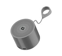 GEEPAS Ultra Portable Bluetooth Speaker | 3D Stereo Sound 10M Range 5H Playtime BT 5.3 Type-C Rechargeable Strong Bass | Ideal for Travel Camping Outdoor Home Sports | 2 Year Warranty Grey 10W