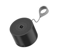 GEEPAS Ultra Portable Bluetooth Speaker | 3D Stereo Sound 10M Range 5H Playtime BT 5.3 Type-C Rechargeable Strong Bass | Ideal for Travel Camping Outdoor Home Sports | 2 Year Warranty Black 10W