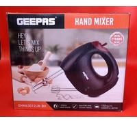 Geepas 150W Hand Mixer-Electric Whisk, Handheld Mixer for Baking.