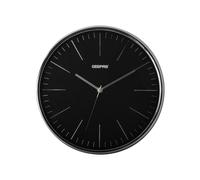 Geepas Wall Clock Battery Operated Silent Non-Ticking Analog Clock, Black in Jet Black Geepas Jet Black
