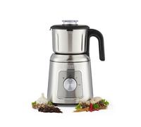 GEEPAS Wet & Dry Mixer Grinder | Electric Coffee Grinder for Dry Spices Chutney’s & Curries, Stainless Steel Housing | Safety Lock 2 Speed with Pulse Detachable Body Jar | 2 Year Warranty 600W Silver