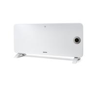 Geepas Wi-Fi Smart Panel Convector Heater 2000W | Wifi Enabled, Freestanding/Wall Mounted Heater with Low Running Cost, 2 Heat Option, LED Display, Energy Efficient, 24 Hr Timer, White