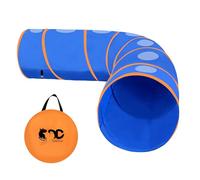 GeerDuo Dog Agility Tunnel with Breathable mesh, Dog Agility Equipment, Dog Agility Training with Carry Bag (Tunnel)