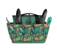GeerDuo Garden Tool Organizer Bag, Portable Garden Tote with Handle, Oxford & Polyester, Ideal Gardening Gifts, Tools Not Included (Green)