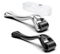 GeeRic 2 Pcs Dermaroller Micro Needles, 1.5 mm Derma Roller for Beard Growth Scars and Scars for Face Skin Roller Beard Roller Facial Pore Contractive