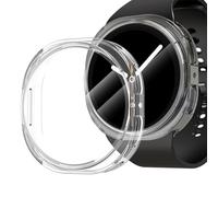 GeeRic 2PCS Screen Protector Compatible with Samsung Galaxy Watch 8, 44mm Flexible Soft TPU Bumper Cases with Screen Protector Film, Ultra Thin Shockproof Full Coverage Protective Cover