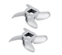 GEERYZHE 2pcs Stainless Steel Meat Grinder Vane/Wing Replacement, Heavy Duty Grinding Blades for Meat Mincing, Universal Fit Grinder Accessories, Durable Blades Set