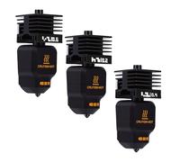 GEERYZHE 3 Pcs Hotend Set for Lab P2S H2D H2S H2C 3D Printers - Complete Nozzle Kit with 0.2mm, 0.4mm, 0.6mm Hotends and Silicone Covers - Premium Replacement Parts for