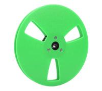 GEERYZHE 7 Inch ABS Take Up Reel Replacement for TEAC Reel to Tape Players, 3-Hole Design Compatible with Sound Recording Equipment, Durable Empty Tape Spool (Green)