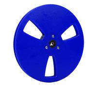 GEERYZHE 7 Inch ABS Take Up Reel Replacement for TEAC Reel to Tape Players, 3-Hole Design Compatible with Sound Recording Equipment, Durable Empty Tape Spool (Blue)