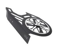 GEERYZHE Aluminium Alloy Rear Wheel Belt Guard Cover for 2020-2023 - Durable Protector, Replacement Chain Sprocket & Drive Pulley Guard, Enhances Style and Safety (Black White)