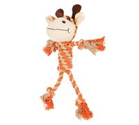 GEERYZHE Dog Toys For Aggressive Chewers, Plush Dog Toy Squeaky Indestructible Relieve Anxiety 3D Molar For Puppy, Small, Middle, Large (Giraffe)