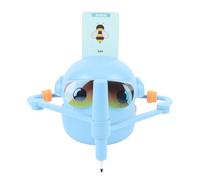 GEERYZHE Drawing Robot Auto Machine Educational Drawing Robot for Kids with 100 Cards 12 Color Pens Hand Eye Coordination Writing Creativity Learning Toy for Boys Girls Ages 3-8 (Blue)