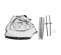 GEERYZHE Foldable Baseball Practice Net - 7x7ft Batting & Pitching Rebounder for All Levels, Ideal for Backyard Training, Softball & Baseball Hitting Drills (Black)