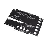 GEERYZHE Golf Shaft Tip Size Identification Ruler - Heavy Duty Aluminum Multifunction Tool for Inner Diameter Measurement and Shaft Sizing