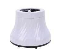 GEERYZHE Hair Diffuser Attachment, Universal Curly Hair Diffuser with Rotating Lock for Blow Dryer 1.4 to 2.6 Inch, 18 Angled Air Vents for Enhanced Curl Definition (White)