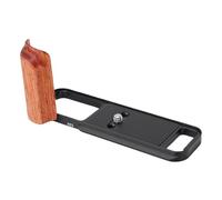 GEERYZHE L Shape Handgrip Fit for XE5 Camera, Aluminum Alloy L Bracket with Ergonomic Wooden Grip & Arrow Storage Case Plate for Enhanced Stability and Easy Access (Black)