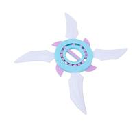 GEERYZHE Light Up Flyers Set - Interactive LED Electronic Throwing Discs, Glow in The Dark Flying Toy for Outdoor Games, Night Play with Bright Flashing Lights, Fun for Kids and Adults (Blue Purple)