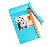 GEERYZHE Mini A5 Paper Trimmer - 4x6in Manual Photo & Craft Paper Cutter for Scrapbooking, Cards, Home, School & Office Use (Blue)
