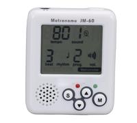 GEERYZHE Mini Digital Metronome with LCD Screen - Rechargeable, Clamp/Holder-On Electronic Metronome for Guitar, Piano, Violin & Drum Practice