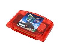 GEERYZHE Open Source Flash for N64, 64DD & ED64 Support - Game Reader Burner Cart with Super64 Emulator Loading & Retro Gaming Compatibility (Red Transparent)