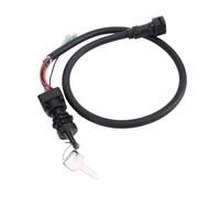 GEERYZHE Outboard Motor Ignition Key Switch 6H3-82510-00-10 with Core Wire Harness - Replacement Main Switch Assy for Trim, Tilt & Engine Start