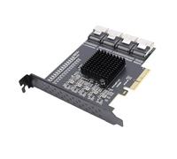 GEERYZHE PCIE 3.0 X4 to Mini SAS SFF 8087 4-Port Expansion Adapter Card for 10/11/2003 System - High-Speed Data Transfer