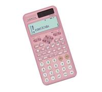 GEERYZHE Scientific Calculator with 417 Functions, 10+2 Digits Display, Dual Power Supply - Portable Math Calculator for Students, Teachers & Office Use (Pink)