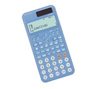 GEERYZHE Scientific Calculator with 417 Functions, 10+2 Digits Display, Dual Power Supply - Portable Math Calculator for Students, Teachers & Office Use (Blue)
