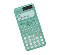 GEERYZHE Scientific Calculator with 417 Functions, 10+2 Digits Display, Dual Power Supply - Portable Math Calculator for Students, Teachers & Office Use (Green)
