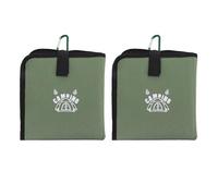 GEERYZHE Sit Pad Compact & Rainproof - Lightweight Foldable Camping Cushion with Carry Bag and D-Loop for Backpacking, Hiking, and Outdoor Adventures (2 Pack)