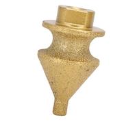 GEERYZHE Step Chamfer Drill Bit - Multi Layer Tapered Cone Reamer, Emery Brazed 10-38mm for Metal, Wood, Concrete, Tile, Marble, Engineered Stone