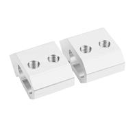 GEERYZHE Toolbox Rail Corner Clamp/Holder M8 Threaded Hole Tool Box Rail Corner Mount Replacement for Packout - Heavy Duty Aluminum Alloy Clamp/Holder Adapter with Secure Locking System for Tool