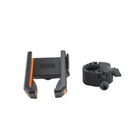 GEERYZHE Universal Bike Phone Holder Mount Fit for Smartphones, Shockproof 360掳 Rotatable Arrow Storage Case Handlebar Clamp for Motorcycle (Orange)