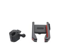 GEERYZHE Universal Bike Phone Holder Mount Fit for Smartphones, Shockproof 360掳 Rotatable Arrow Storage Case Handlebar Clamp for Motorcycle (Red)