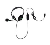 GEERYZHE USB Noise Canceling Headset with Microphone, HD Stereo Wired Headphones for PC/Laptop/Call Center, In-Line Volume Control, Compatible with Computers & Telephones