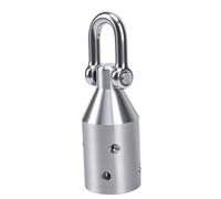 GEERYZHE Wire Pulling Attachment with Ring Heavy Duty Electrical Cable Puller for 3/0 to 350 Mille Circle Copper Aluminum Wires 4000lbs Pull Force - Electrical Wire Puller Head Cable