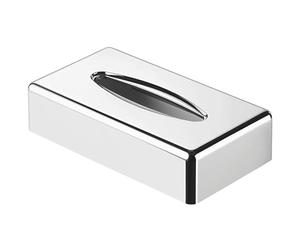 GEESA Kleenex box, free standing/wall mounted, chrome (1210-02), Silver
