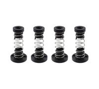 Geesatis 3D Printer Trapezoid Motor Screw,TR8x8 T8 Pitch 2mm Anti Backlash Nuts for Lead 8mm Threaded Rod Eliminate The Gap Spring DIY CNC Accessories,POM,4 Pack