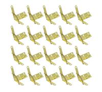 Geesatis 90 Degree Folding Support Hinge,Jewelry Gift Box Support Hinge,Pack of 20,Gold