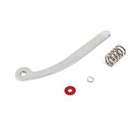 Geesatis Guitar Tremolo Vibrato Bridge Tailpiece Parts System Arm Whammy Bar with Nut and Spring, for Electric Guitar, Zinc Alloy, Silver