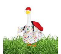 Geese Clothes, 4 Pieces Complete for Garden Geese - Garden Decoration Outdoor Statue Clothing 58 cm Daily Use Children Garden School Camping Gathers