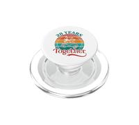 Geese Couple Anniversary 28 Years Together Forever To Go PopSockets PopGrip for MagSafe