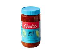 Geeta's Lime Pickle 1.3kg - Indian Pickle Jar The Real Flavour of India No Artificial Flavours or Colours Ready to Serve Pickles