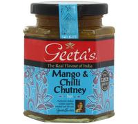 Geeta's Mango and Chilli Chutney, 320 g (Pack of 6)