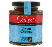 Geeta's Onion Chutney, Authentic Indian Cuisine - 310g Jar, Pack of 6